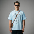 T-Shirt blanc imprimé pomme, coupe ample - K-fashion - Taille S