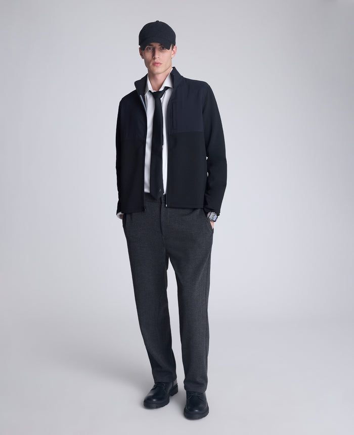 Mock Neck Full Zip Jacket