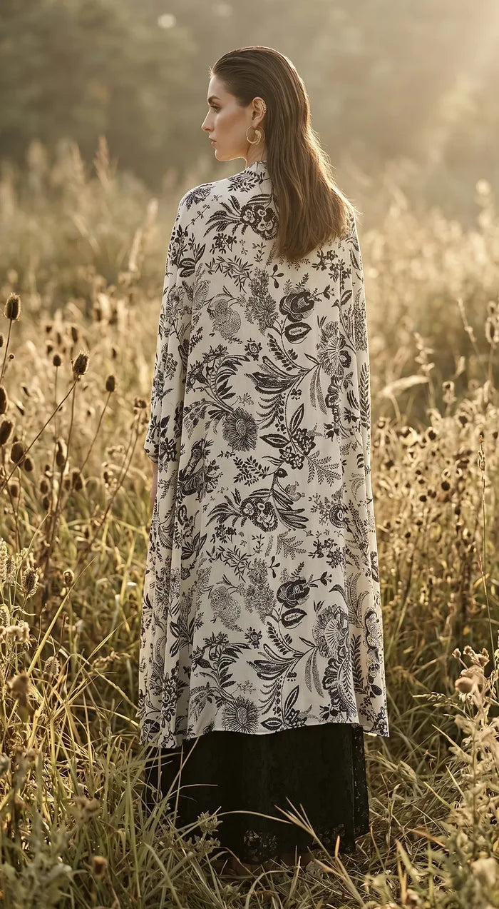 Moonlit Fleur Cape Set