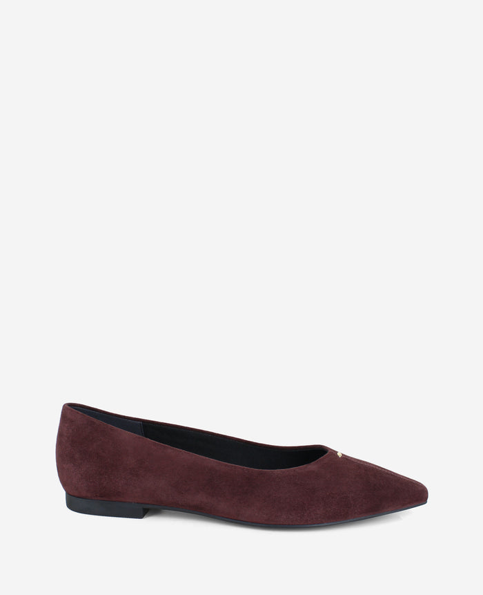 Nala Suede Point Toe Flat