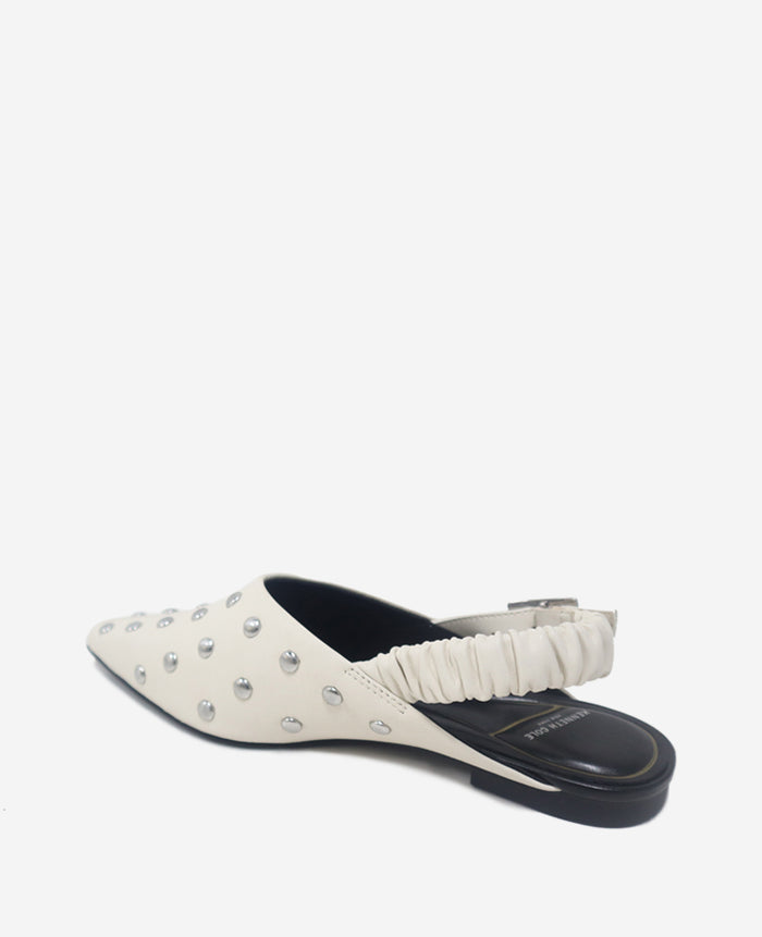 Nicola Studded Leather Slingback Sandal