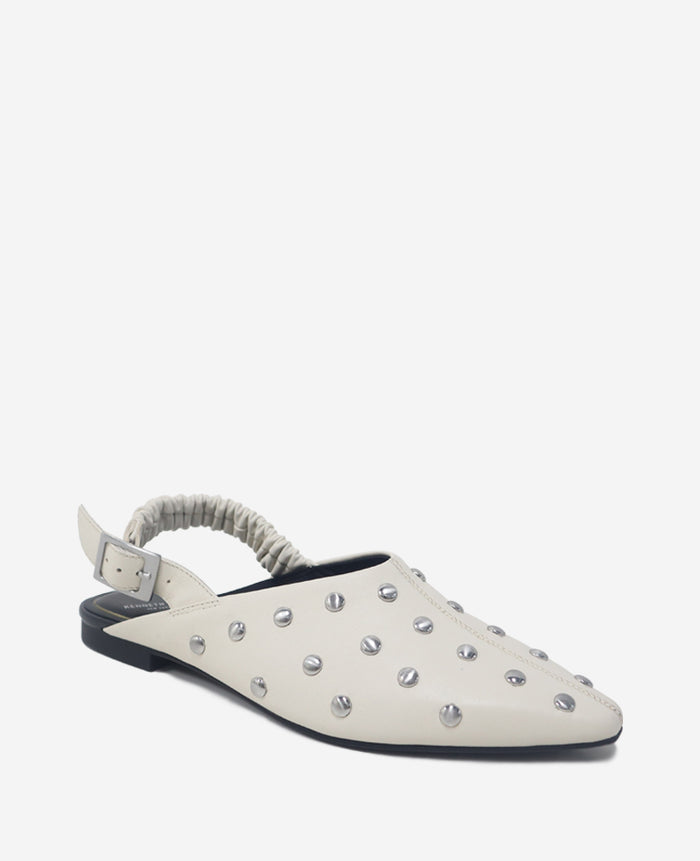 Nicola Studded Leather Slingback Sandal