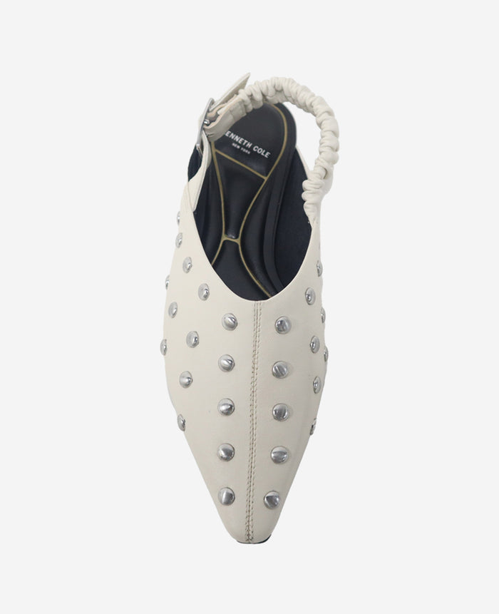 Nicola Studded Leather Slingback Sandal