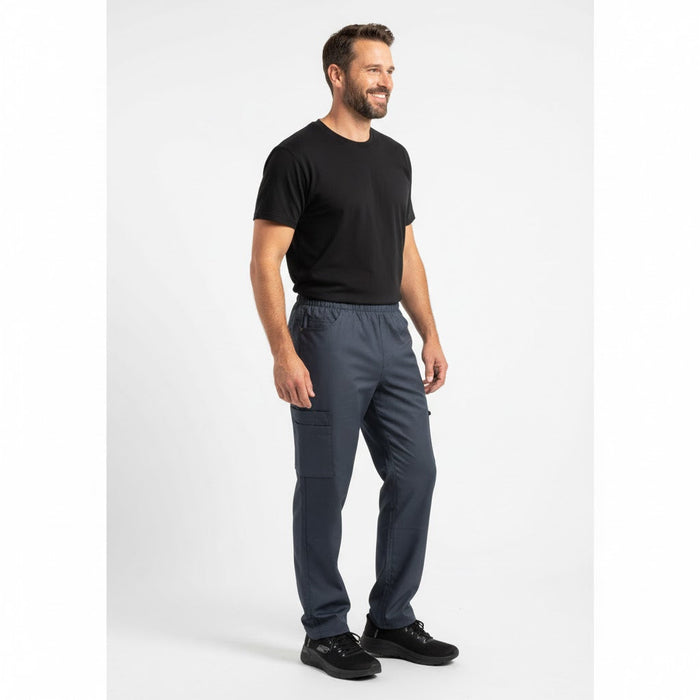 Nybo Blå Unisex Nature Jeans, Pull-on, Resår, Komfort, Slitstark, Stretch