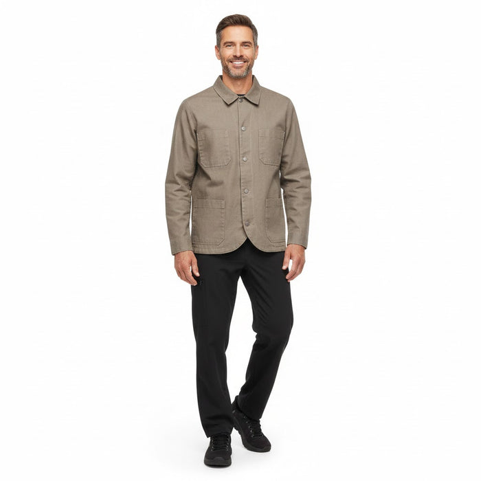 Nybo Khaki Unisex New Nordic Udendørsjakke, Komfort, Strækbar
