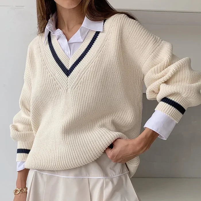 Old Money Striped Sweater