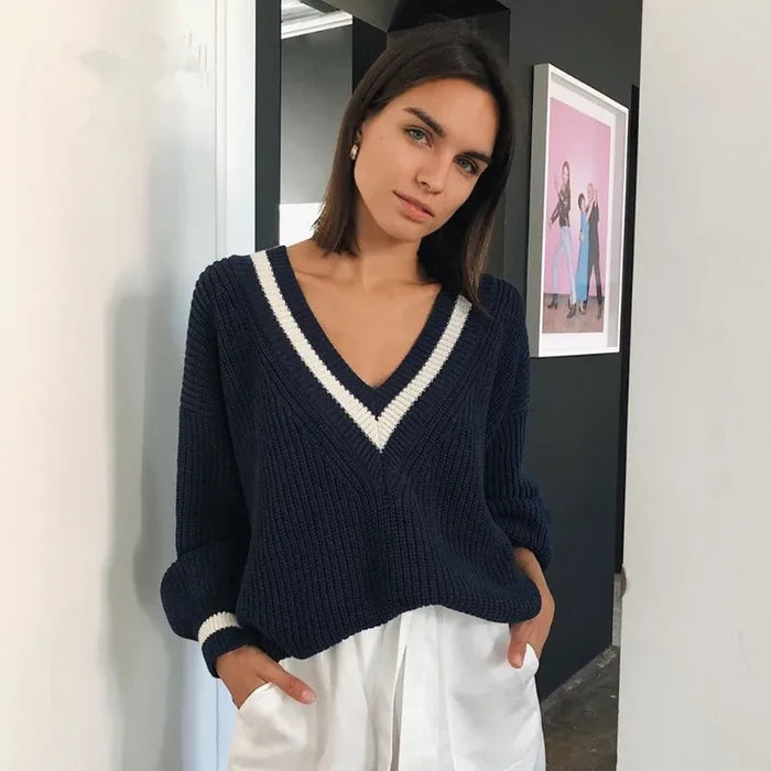 Old Money Striped Sweater