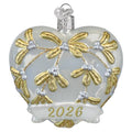 Old World Christmas 2026 Dated Heart Ornament