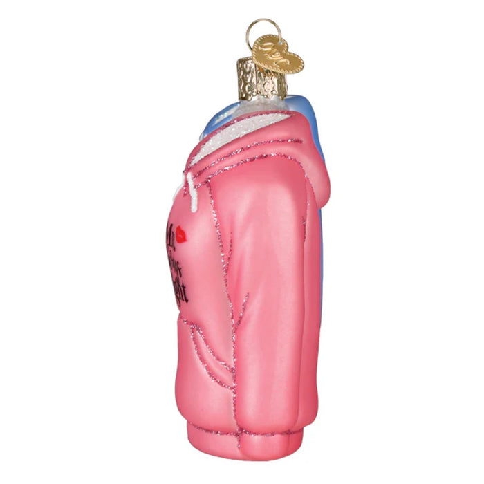 Old World Christmas Mr. & Mrs. Hoodies Ornament