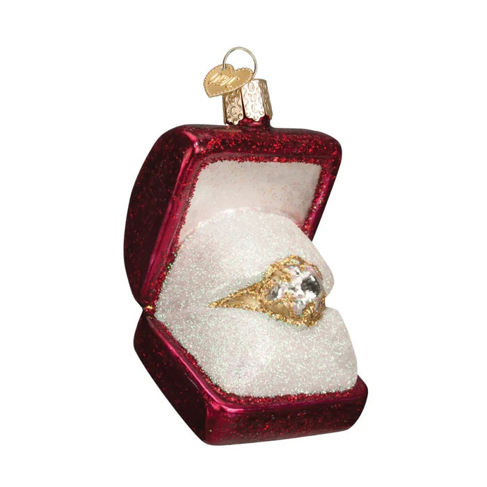 Old World Christmas Ring In Box Ornament