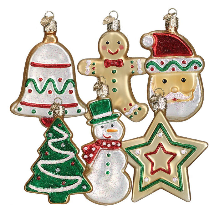 Old World Christmas Sugar Cookie 6 Piece Ornament Set