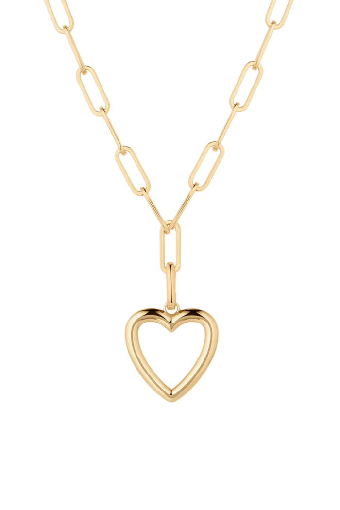Open Heart Clip Charm