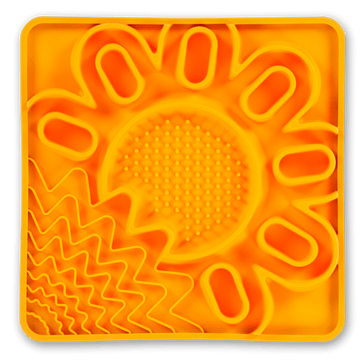 Orange Lick Mat Multi Surface