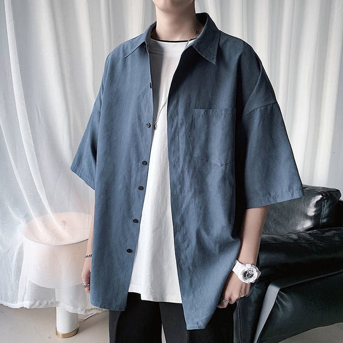 Chemise coréenne oversize - KoreanxWear