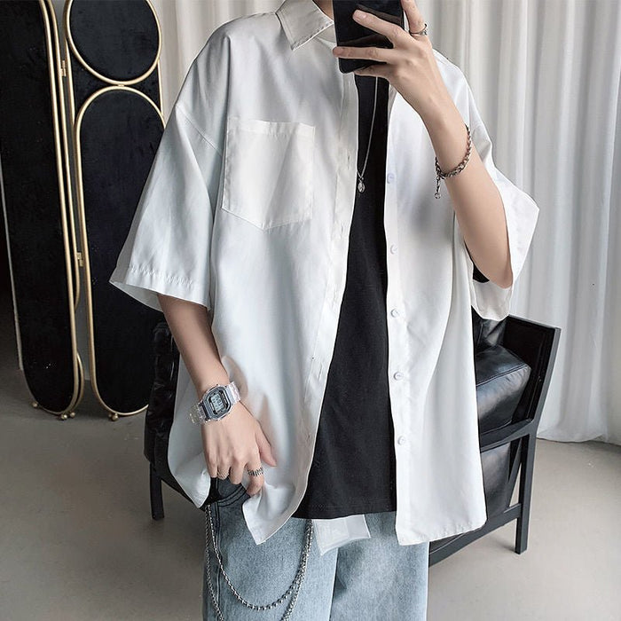 Chemise coréenne oversize - KoreanxWear