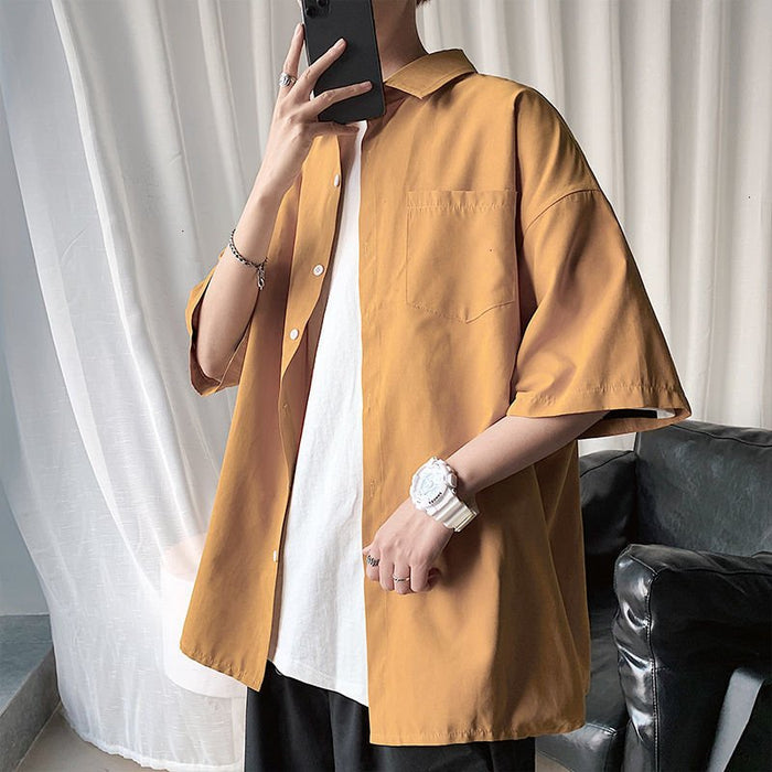 Chemise coréenne oversize - KoreanxWear