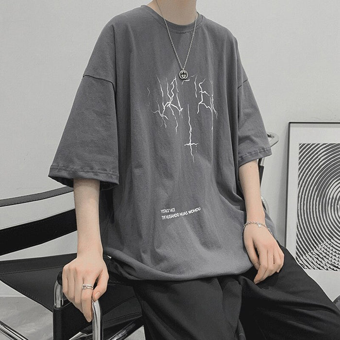 Oversize lightning bolt T-shirt