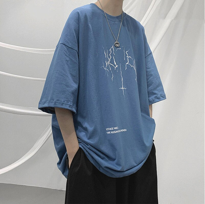 Oversize lightning bolt T-shirt