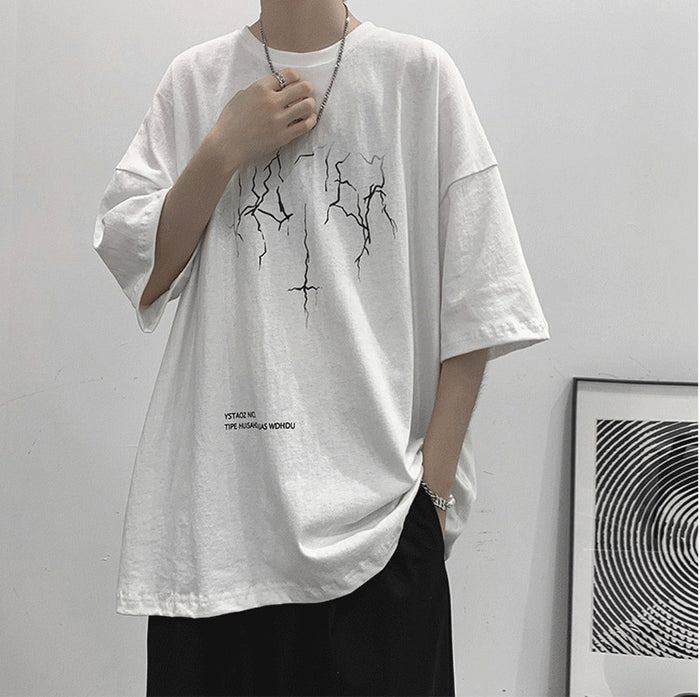Oversize lightning bolt T-shirt