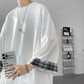 Oversize Plaid T-shirt