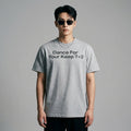 T-Shirt imprimé oversize en coton pour homme, style streetwear K-fashion. - Taille S