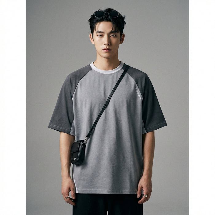 T-shirt imprimé oversize pour homme - Mode coréenne streetwear - Taille M