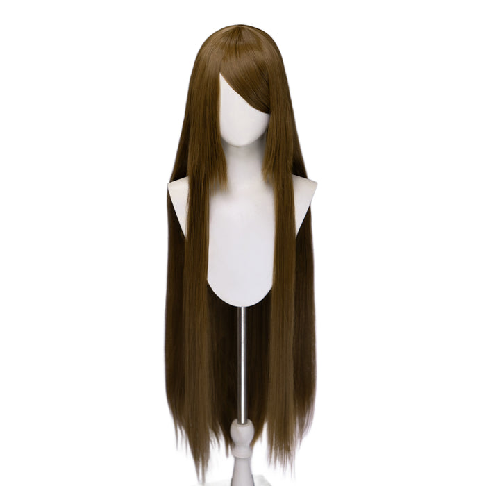 【Partially Ready For Ship】【Brown】DokiDoki Cosplay Wig Basic Wig Long Straight Brown 100 CM Hair Wig Base