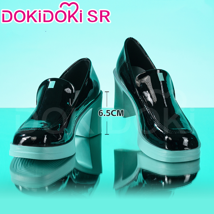 【Partially Ready For Ship】DokiDoki-SR Cosplay Suit Cute Shoes Black Green High Heels