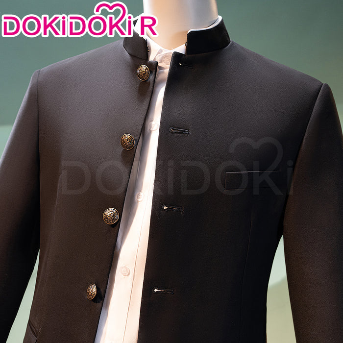 【Partially Ready For Ship】【Size S-3XL】DokiDoki-R Anime Cosplay High Uniform DK Black Uniform Male
