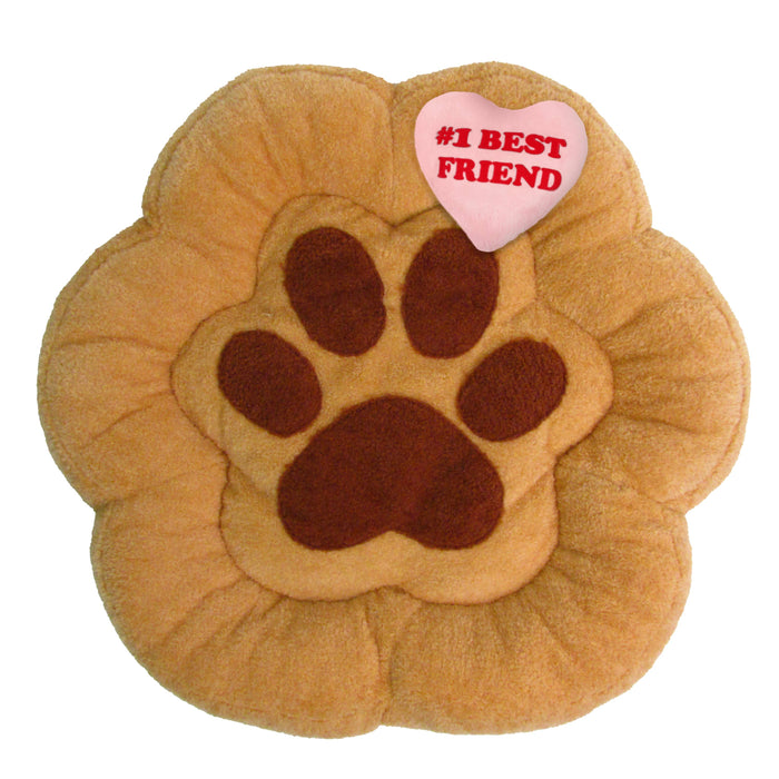 TONBO pet beds Paw Pet Bed and Heart Crinkle Toy