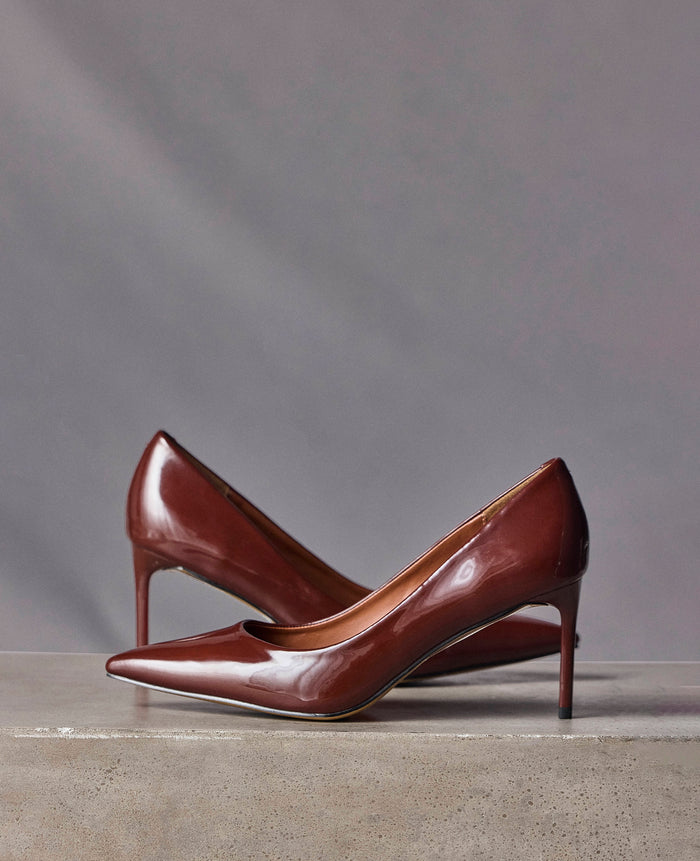 Perfect Embossed Patent Heel