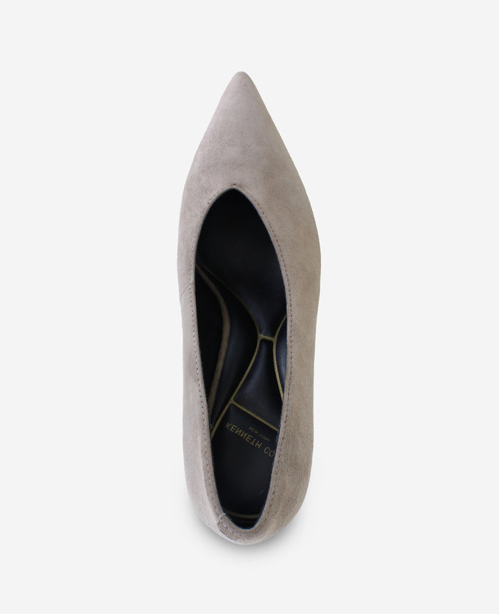 Perfecto Suede High Vamp Pump