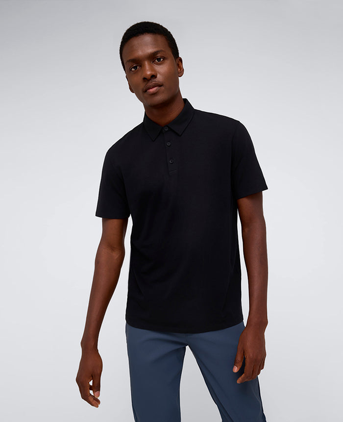 Performance Button Polo Bundle | White, Black, Dark Green