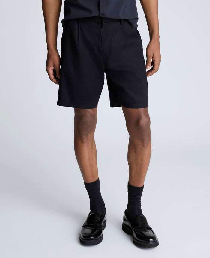 Performance Pleated Linen Short