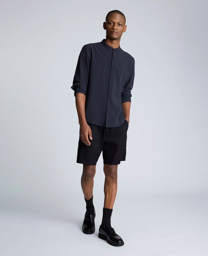 Performance Pleated Linen Short