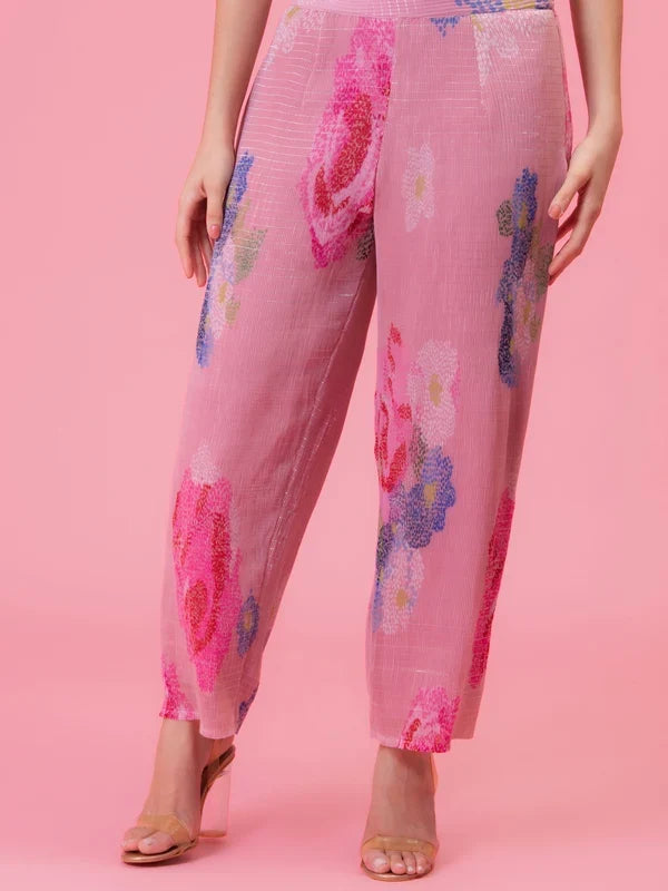 Petals Poetry Blush Pink Kurta Set Singapore