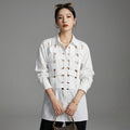 Chemise oversize à carreaux beige femme - Koreanxwear - Taille S