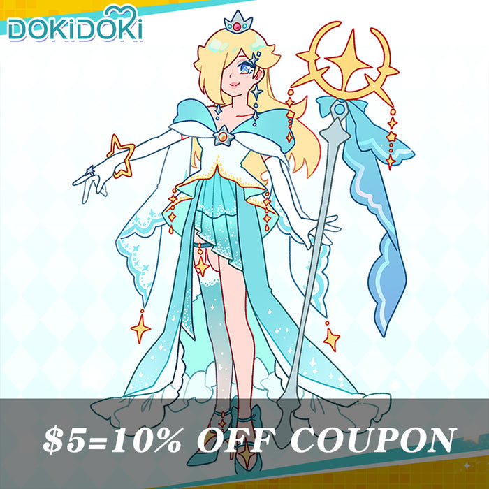 【POLL】$5 Deposit =10% OFF Coupon DokiDoki Game Cosplay Princess Costume Doujin Goddess of the Stars