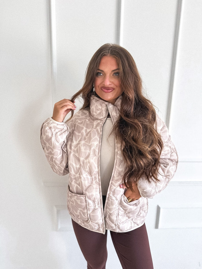 PREORDER: Cozy Puff Jacket in Bare Marsh Camo // eta Oct - early Nov