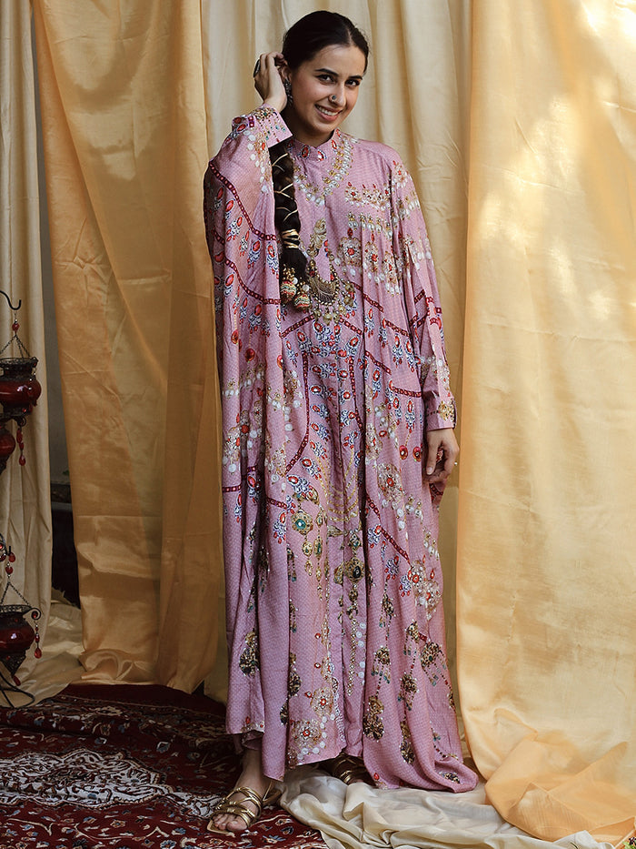 Rumi Purple Purple Festive Dress | Kurti Singapore