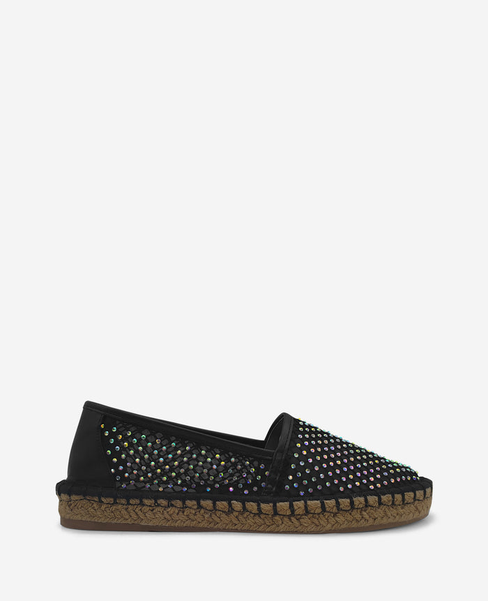 REACTION - Bonne Crystal Mesh Espadrille