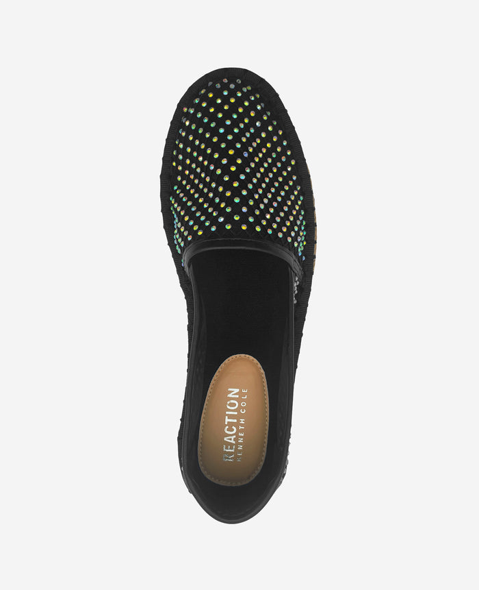 REACTION - Bonne Crystal Mesh Espadrille