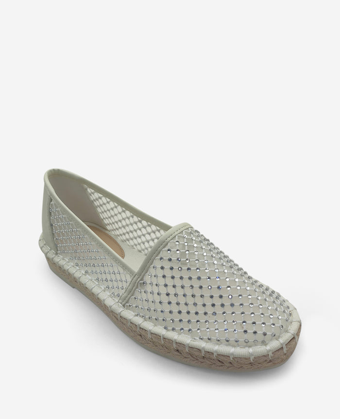 REACTION - Bonne Crystal Mesh Espadrille