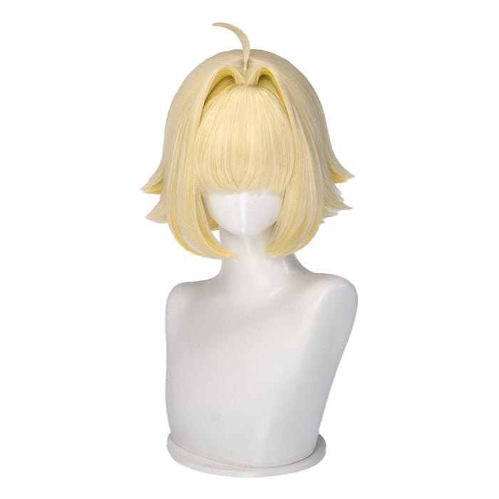 【Ready For Ship】DokiDoki Game Cosplay Wig Short Blonde Layerd Hair