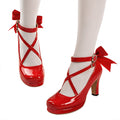 【Ready For Ship】DokiDoki-SR Anime Cosplay Shoes Red High Heels