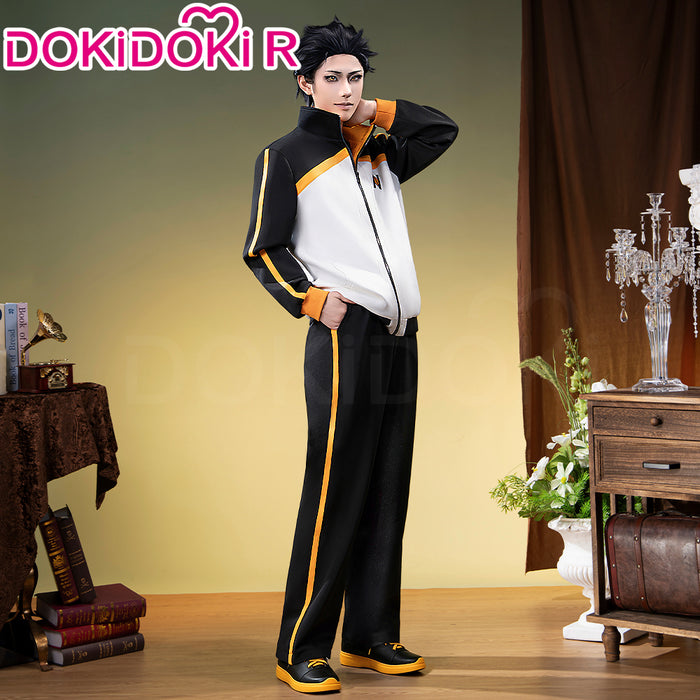 【Ready For Ship】【Size S-3XL】DokiDoki-R Anime Cosplay Costume Black White Casual Sportswear