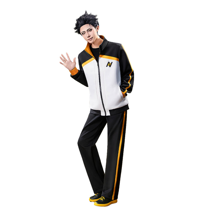 【Ready For Ship】【Size S-3XL】DokiDoki-R Anime Cosplay Costume Black White Casual Sportswear