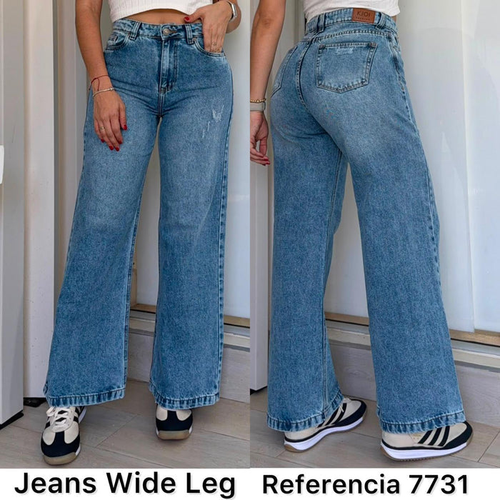Ref. 7731  PN DAMA JEANS WIDE LEG
