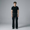 Pantalon cargo plissé homme noir - Streetwear K-fashion - Taille M
