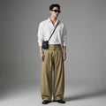 Pantalon cargo droit décontracté pour homme - Koreanxwear - Taille S